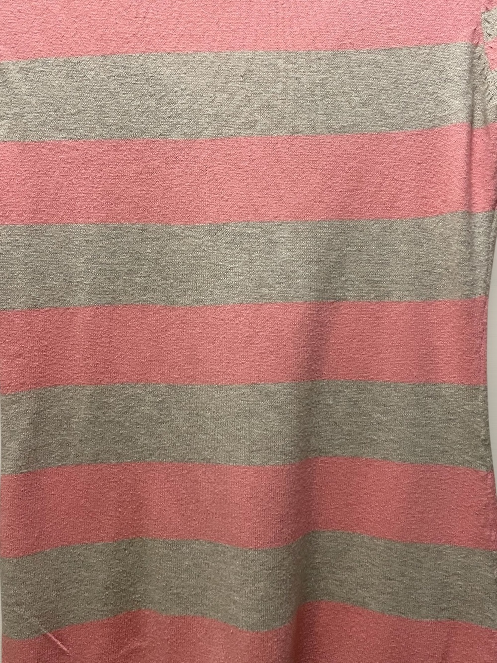 Merona Pink and Gray/Beige Striped V-Neck Button Cardigan - Picture 8 of 12